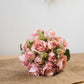 Artificial Silk Rose Flower Bouquet Small in Various Colors
