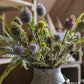Faux Silk Artificial Thistle Flower Stem 26" Tall
