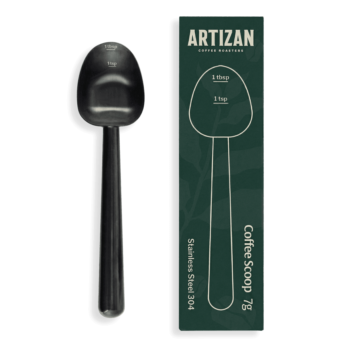 Artizan Coffee 1 Tbsp Coffee Measuring Scoop, Stainless Steel Copper Scoop for Ground Coffee, Beans, Tea & More - 7g, 17 cm Long Handle