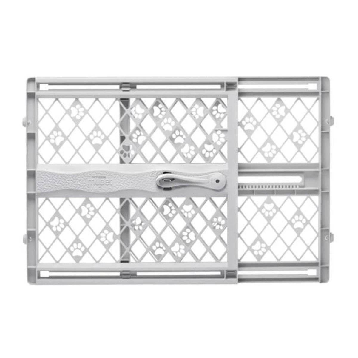 Portable Pet Gate 26 -40 Wide Pressure Mount No Tools Light Gray 8871 Paws