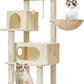 38-Inch Cat Tree for Indoor Cats | Kitten Tower with Condo, Hammock & Perch