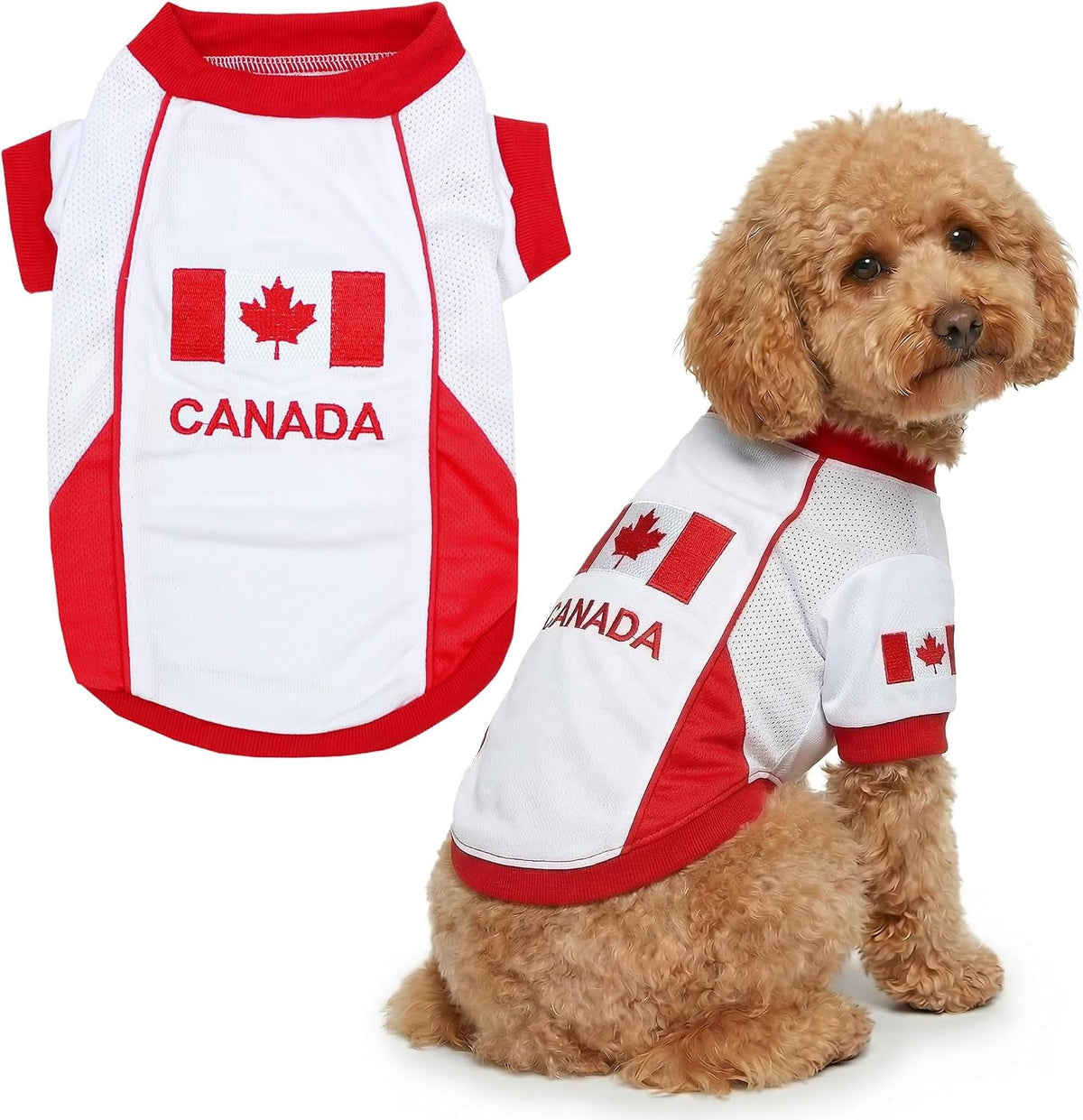 Parisian Pet Breathable Mesh Soccer Jersey for Dogs, XS–5XL