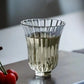 50ml Japanese Floral Glass Teacup – Heat-Resistant Gongfu Tasting Cup