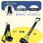 32 Inch Long Handle Pooper Scooper for Large Dogs Heavy Duty Foldable