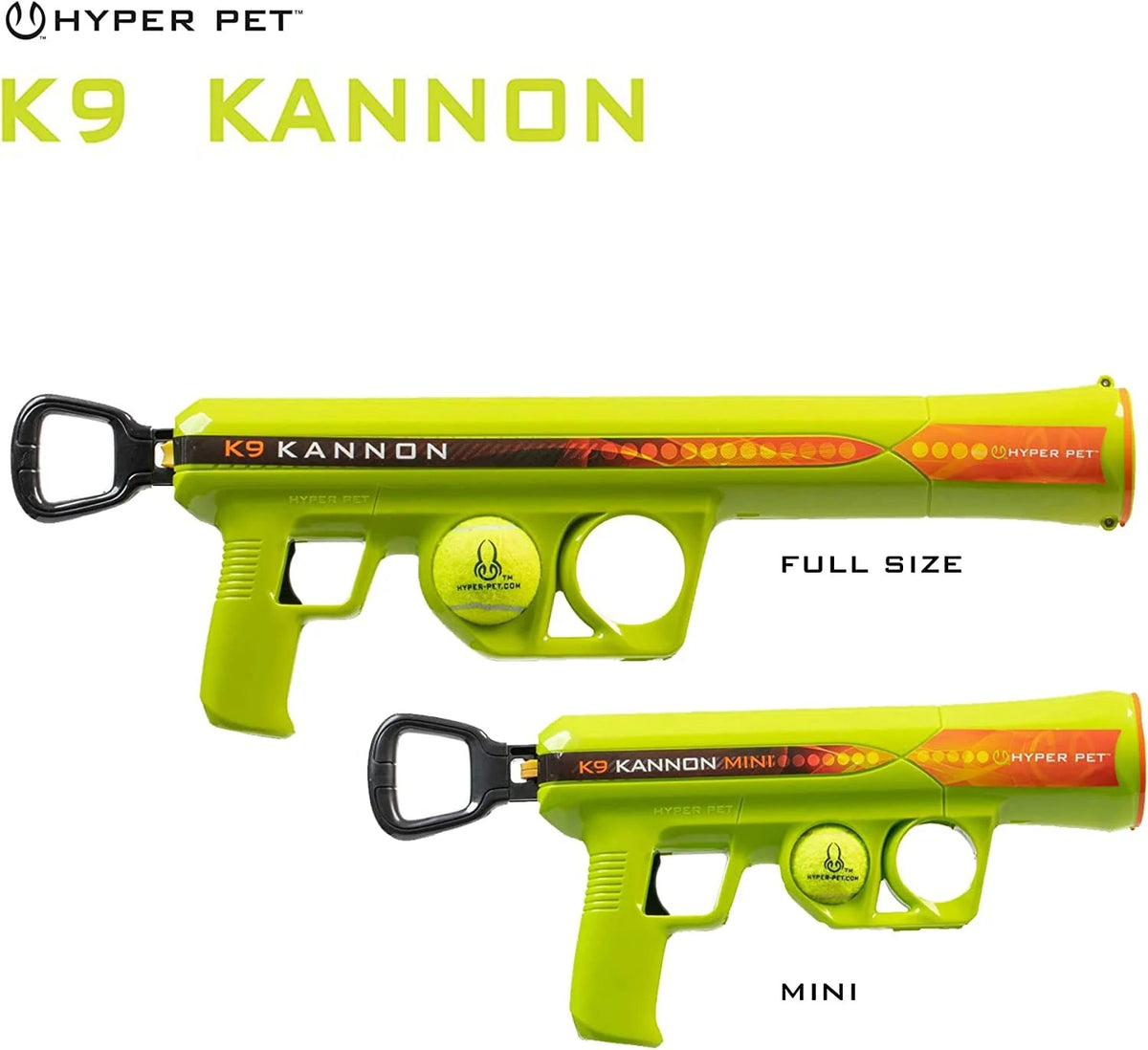 Lanzador de pelotas de tenis para perros K9 Kannon