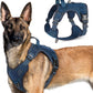 No Pull Tactical Dog Harness Molle Vest Adjustable Medium Large Dogs