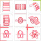 5 Pieces Hamster Toys