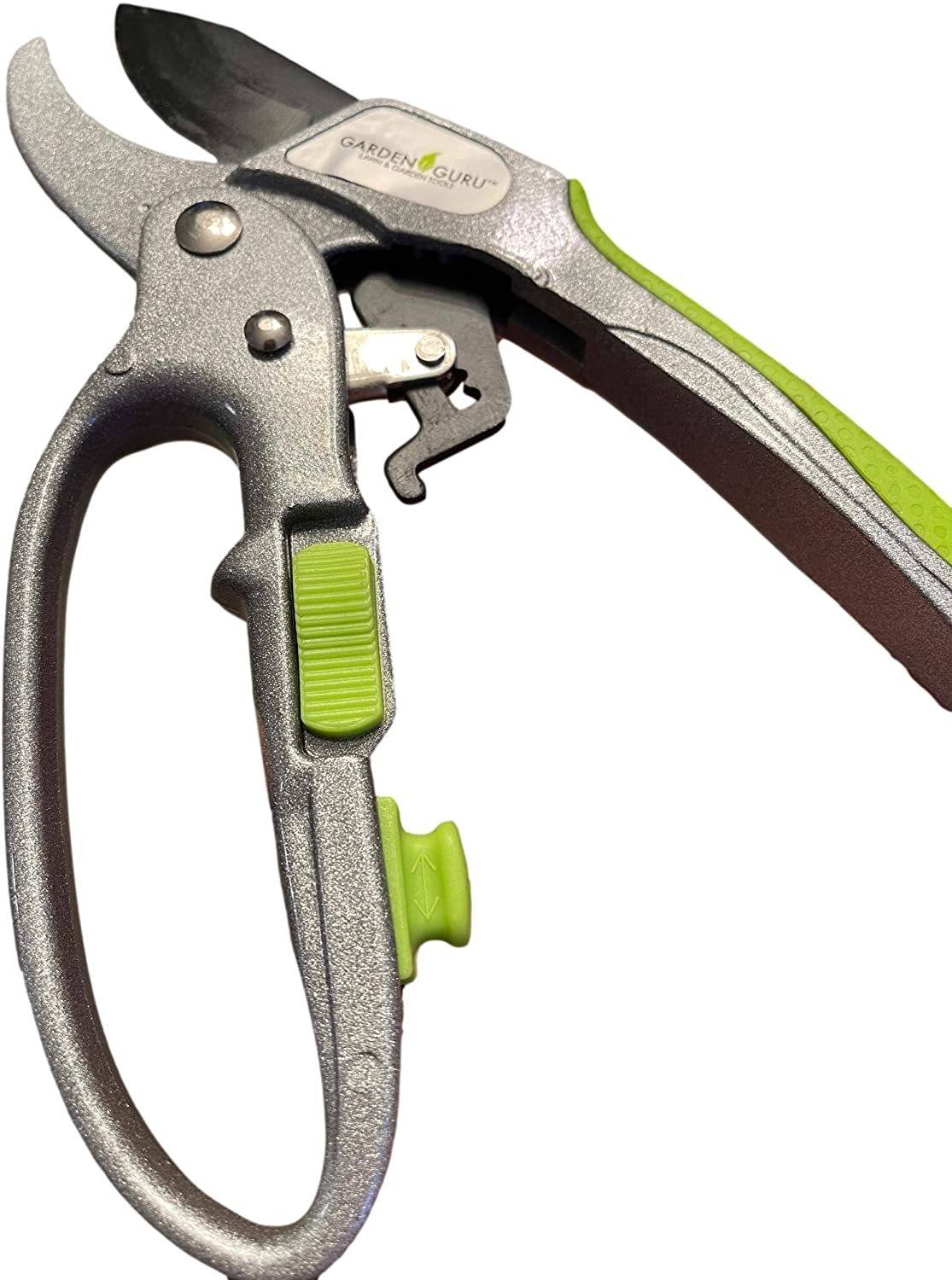 Ratchet Garden Pruning Shears Clippers Deluxe