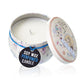 Art Tin Candle - Assorted Design - Friendly Messages - Parma Violet