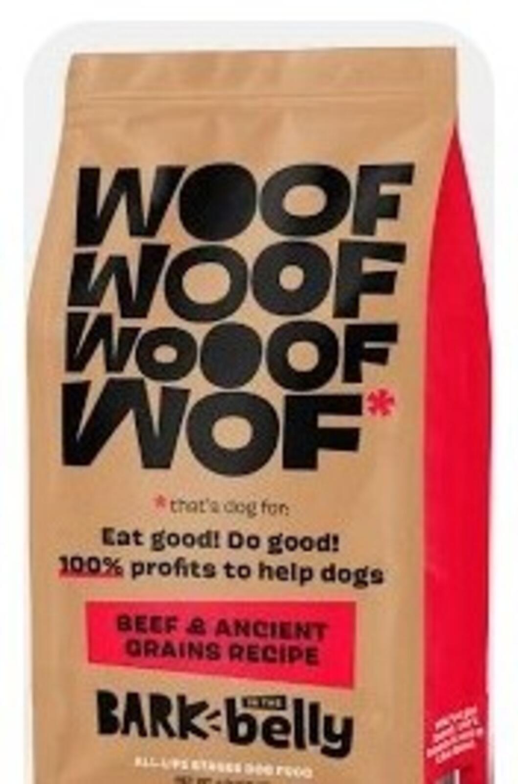 Beef & Ancient Grains -Bark in The Belly 15# (Pack of 1)