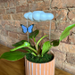 Original Dripping Rain Cloud with Blue Butterfly Charm