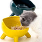 Cat Food Bowl For Cats And Small Dog  Four-Legs Ceramic Cat Food And Water Bowls For Indoor Cute Cat Stability Food Dish