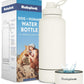Dog Mom Water Bottle 32oz Insulated Stainless Steel with Dog Bowl Travel