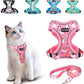 Cat Harness and Leash Set Escape Proof Reflective Adjustable Vest