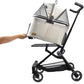3 in 1 Pet Stroller Dog Cat Travel System Detachable Carrier Foldable 30lb