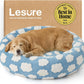 LE SURE Donut Dog Bed – 7 Sizes, 5 Patterns