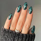 Emerald Amber | Soft & Durable Press-On Nails