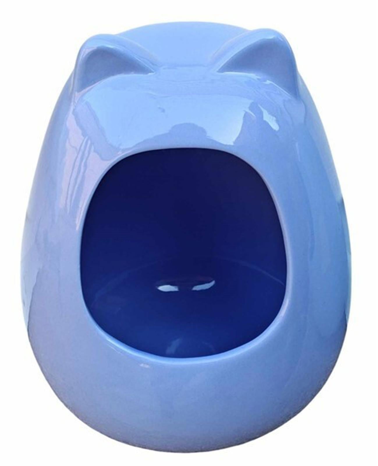Ceramic Dust House  "Chilly House Original " by PNC - Large-(Lavender Blue)