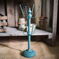 Blue Cup Holder Planter Holder
