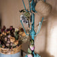 Blue Cup Holder Planter Holder