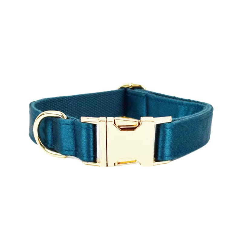 Conjunto de satén verde azulado