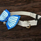 Bowtie  Fashion Dog Collar with Bow Tie  with Bell Adjustable collar up to 12.5"