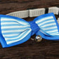 Bowtie  Fashion Dog Collar with Bow Tie  with Bell Adjustable collar up to 12.5"