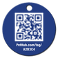 PetHub QR Pet ID Tag – Classic Aluminum