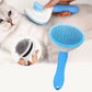 Cepillo carda autolimpiante para perros, gatos y conejos