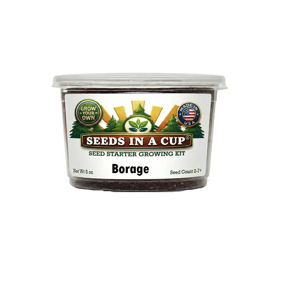Borage Grow Kit | Grow Fresh Borage from Seed | Seeds In A Cup®