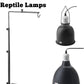 Adjustable Reptile Lamp Stand — Metal Heat Lamp Holder for Terrariums & Tanks