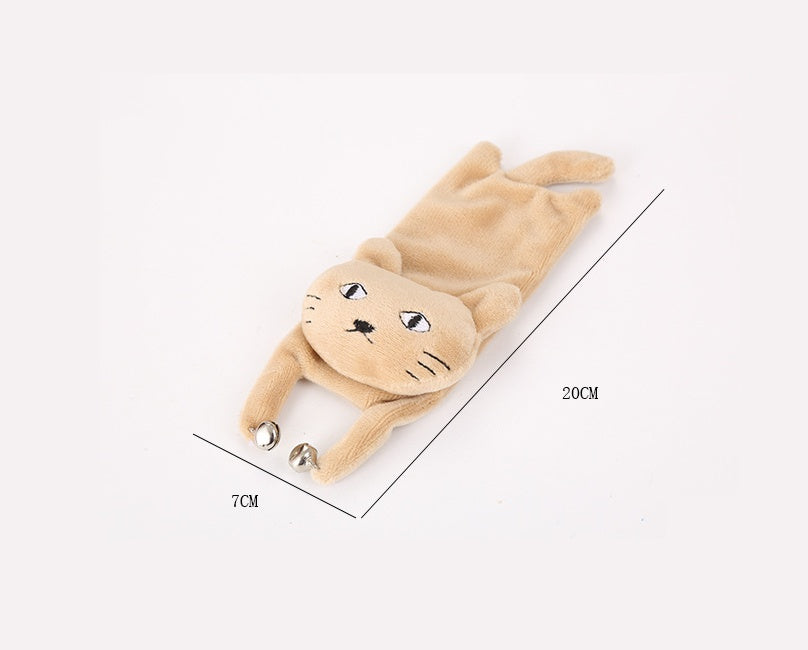 Cute Cat Rabbit Red Panda Mint Plush Toy With Bell