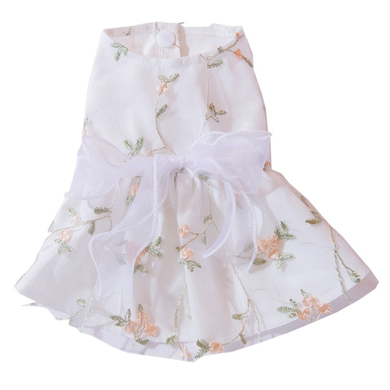 Double-layered Princess-style Skirt For Small And Medium-sized Dogs