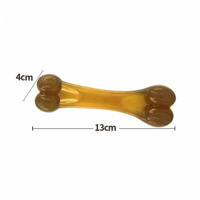 Pet PU Gnaw Double-head Arched Bone Molar Rod