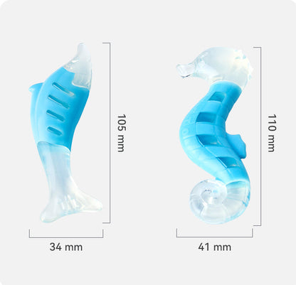 PU Nylon Toy For Dog Chewing Gum Seahorse Tuna Puppy Combination Set