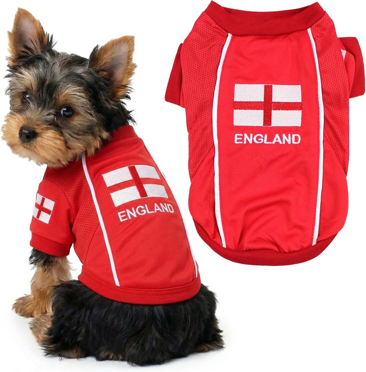 Parisian Pet Breathable Mesh Soccer Jersey for Dogs, XS–5XL