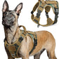 No Pull Tactical Dog Harness Molle Vest Adjustable Medium Large Dogs