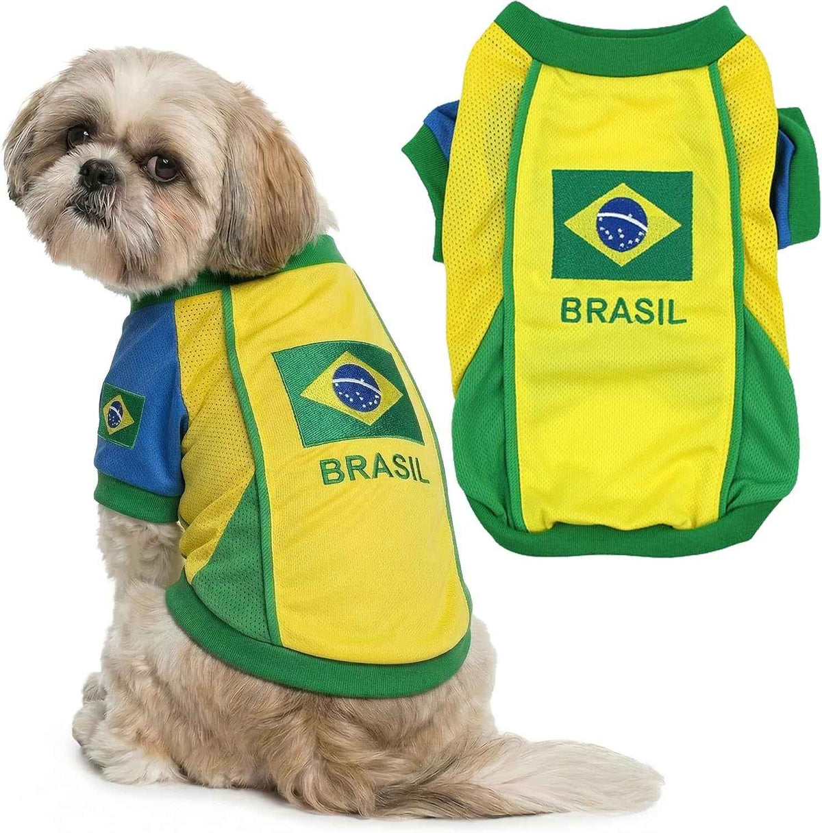 Parisian Pet Breathable Mesh Soccer Jersey for Dogs, XS–5XL