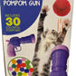 Cat Ball Gun Launcher Toy with 30pcs Colorful Stretch Plush Pom Pom Ball