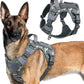 No Pull Tactical Dog Harness Molle Vest Adjustable Medium Large Dogs