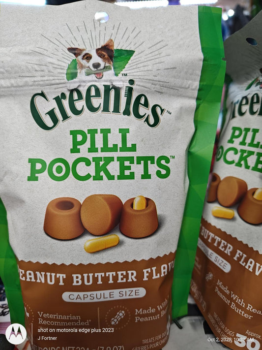 Hide a Capsule Pet Treats  for Dogs , 30 Count (Pack of 1), Peanut Butter