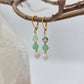 LIDERAR CON AMOR-Conjunto de joyas de kunzita, aventurina verde y prehnita