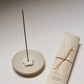 Cedarwood Incense Stick Set – 30 Sticks with Ceramic Holder
