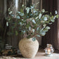 Cement Pot Pompeii Style Handmade Art Jar Pot
