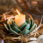 Ceramic Floral Candle Holder