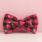 Christmas Red Star Plaid Set