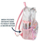 Flower Shop Clear Backpack; Women's Fashion Book Bag; For Ladies at School, W...