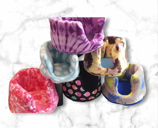 Cuddle Cups Soft Fleece lined beds Great for Small Pets