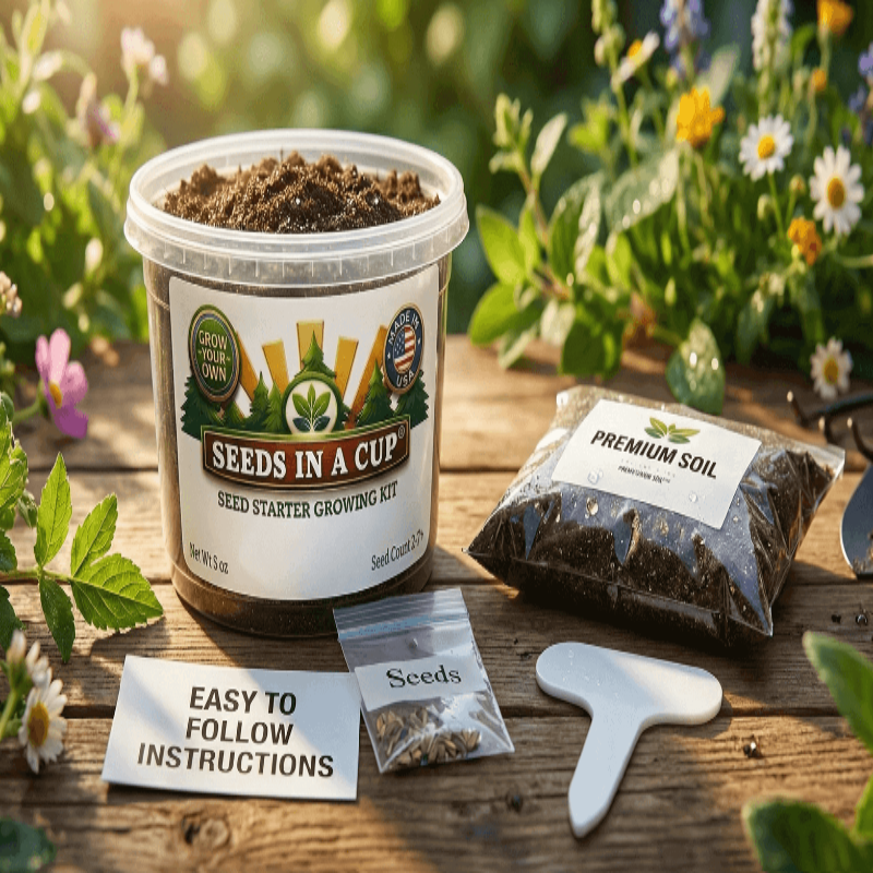 Macadamia Nut Tree Grow Kit | Grow Macadamia from Seed | Seeds In A Cup®