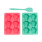 Country Living 3-Piece Silicone Baking Kit – Includes 2 Baking Trays (6-Cavity Paw Print Mold) & Spatula – for Homemade Dog Treats, Candy, Chocolate, and Ice Cubes